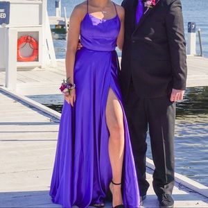 Purple Sherri Hill Prom Dress